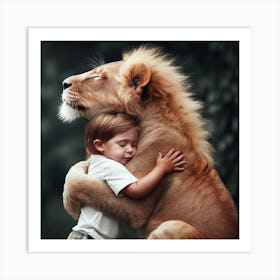 Big Hug Art Print