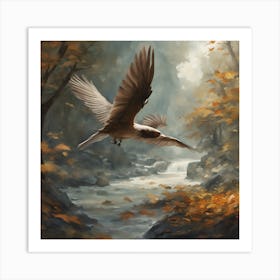 Eagle In Flight Art Print