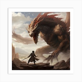 Dragon Slayer Art Print