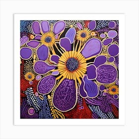 Purple Flowers Art Print