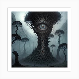 Eye Of The Forest 2 Art Print