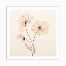 Poppy Flowers 1 Art Print