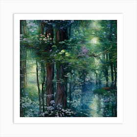 Impressionist - Forest Art Print