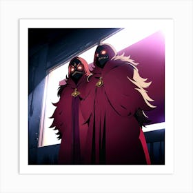 Two Cloaks Art Print