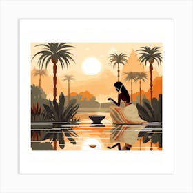 Egyptian Woman 11 Art Print