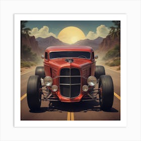 Hot Rod 8 Art Print