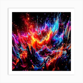 Abstract Art SoundPike Art Print