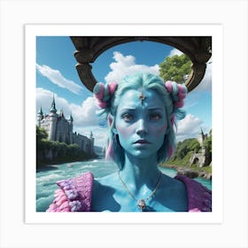 Blue Fairy Art Print