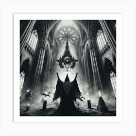 Devil In The Cathedral Art Print