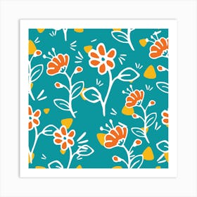 Floral Pattern Art Print