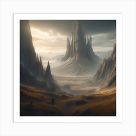 Desert Landscape 43 Art Print
