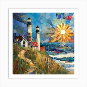 Contemporary Lighthouse 3 Art Print