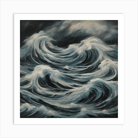 Stormy Seas 8 Art Print