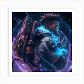 Space Man Art Print