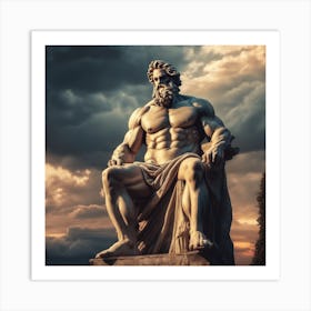 Greek God Art Print