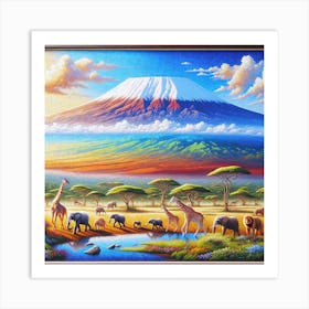 Kilimanjaro Art Print