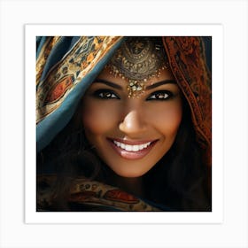 Smile of Beauty Art Print