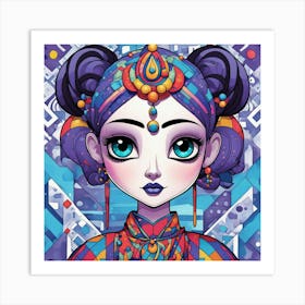 Chinese Girl 4 Art Print