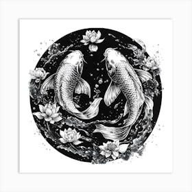 Koi Fish 7 Art Print