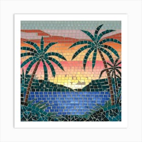 A Photo Of A Mosaic Made Of Tiny Pieces Mv Mhjtetl6rnmehrrh8ta Ncqnbt Lqeehowiqygky2q Art Print