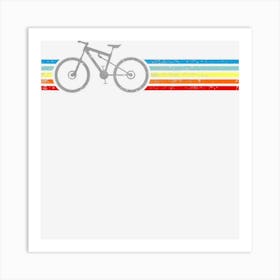 Mountain Bike Retro Vintage Mtb Bicycle Biking Cycle Art Print