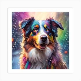 Australian Shepherd Art Print