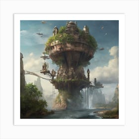 Fairy Tale Castle Art Print