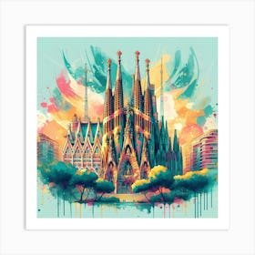 Sagrada Familia Barcelona 4 Art Print