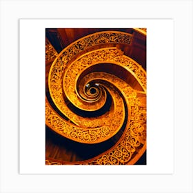 Spiral Staircase 2 Art Print