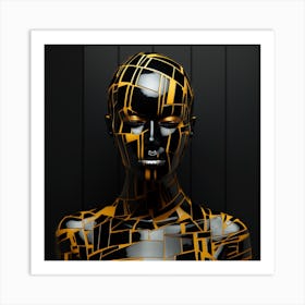 Abstract Female Mannequin Art Print