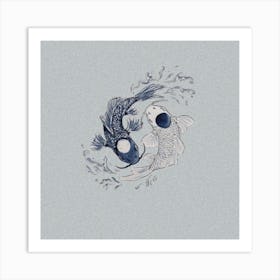 Koi Fish Art Print