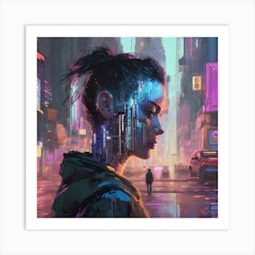 Cyberpunk Art Art Print