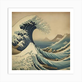 Great Wave Off Kanagawa 18 Art Print