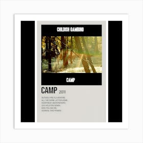 Camp – Childish Gambino (2011) Art Print