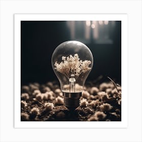 A Lightbulb Art Print