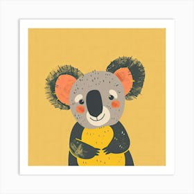 Charming Illustration Koala 1 Art Print