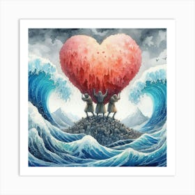 'The Heart Of The Ocean' Art Print