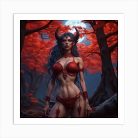 Demon Woman Art Print