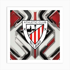 Athletic Club Bilbao Logo Wall Art 11 Art Print