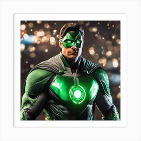 Green Lantern 8 Art Print