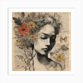 'Flora' 3 Art Print