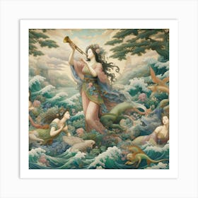 Mermaids 6 Art Print