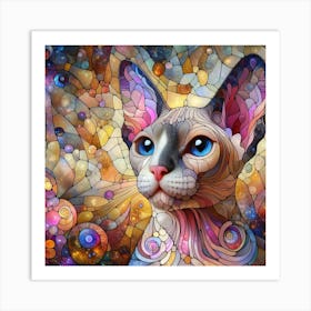 Sphynx-cat 1 Art Print