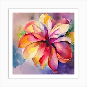 Magnolia Watecolor Art Print