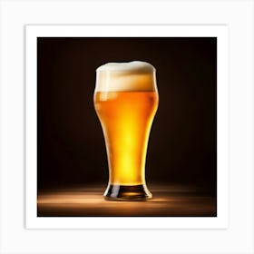 Glass Of Beer Art Print