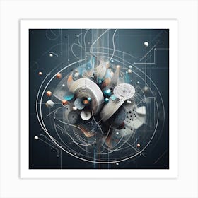 Abstract Digital Painting Art Print