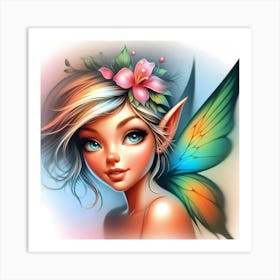 Fairy Girl 3 Art Print