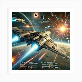 Star Interceptors Deployment Art Print