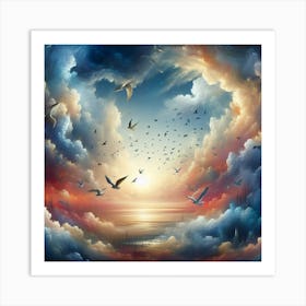 Clouds In The Sky Art Print