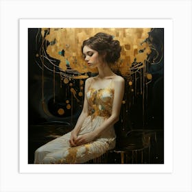 'Golden Girl' Art Print